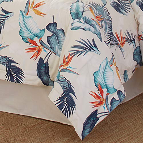 Tommy Bahama Birdseye View Comforter Set, King, Blue,USHSA31145084,4