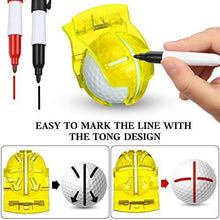 
                        
                          Muat gambar ke penampil Galeri, WILLBOND 2 Pieces Golf Ball Line Liner Drawing Marking Alignment Putting Tool and 2 Pieces Golf Ball Marker Pen, 4 Pieces Totally - JOY2ESpree
                        
                      