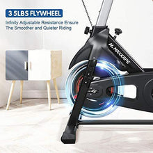 
                        
                          Muat gambar ke penampil Galeri, MaxKare Exercise Bike Stationary Indoor Cycling Bike with 35 LBS Flywheel Display Panel Belt Drive for Home Cardio Workout - JOY2ESpree
                        
                      