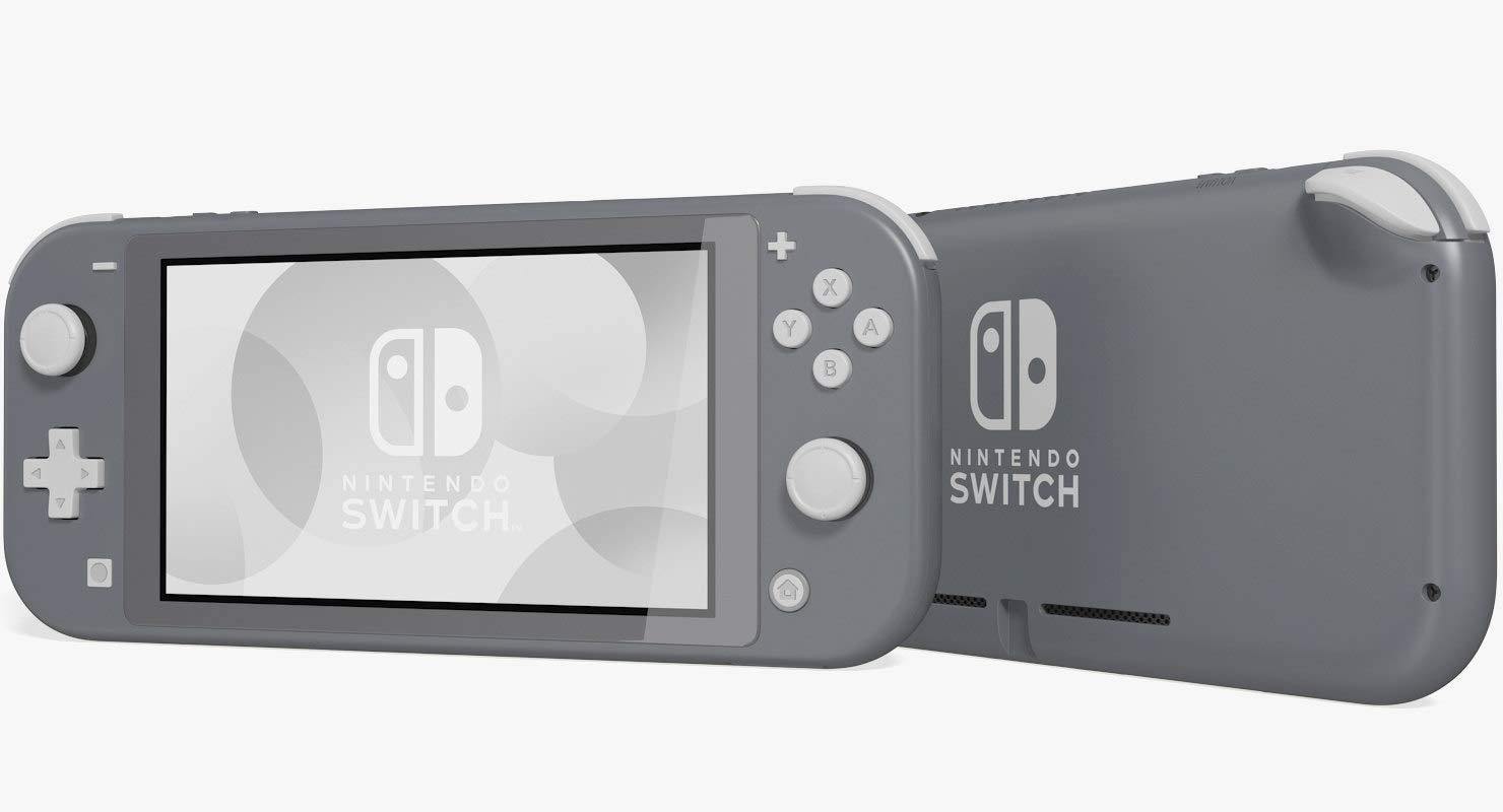 Nintendo Switch Lite (Gray) Gaming Console Bundle with Pokemon Snap Game and Cleaning Cloth - JOY2ESpree