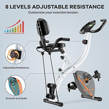 
                        
                          गैलरी व्यूवर में इमेज लोड करें, Afully Folding Exercise Bike Stationary Foldable Home Upright Recumbent Fitness Bike - JOY2ESpree
                        
                      