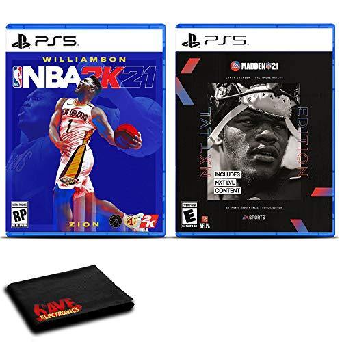 NBA 2K21 and Madden NFL 21 Next Level Edition for PlayStation 5 - Two Game Bundle - JOY2ESpree