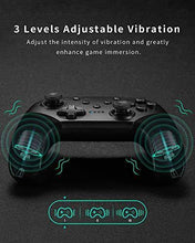 
                        
                          画像をギャラリービューアに読み込む, Wireless Switch Controller for Console Pro Gamepad with Joystick [2021 New] Non-Slip Ergonomic Design, Black - JOY2ESpree
                        
                      