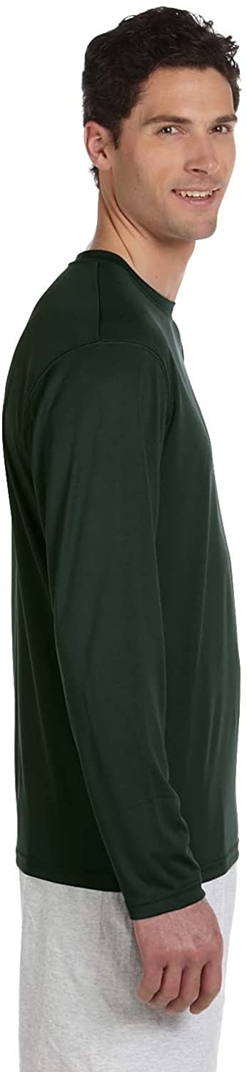 Champion Men's Long-Sleeve Double-Dry Performance T-Shirt