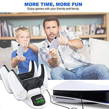 
                        
                          Cargar imagen en el visor de la galería, NexiGo Dobe PS5 Controller Charger, Upgraded Playstation 5 Charging Station Dock with LED Indicator - JOY2ESpree
                        
                      
