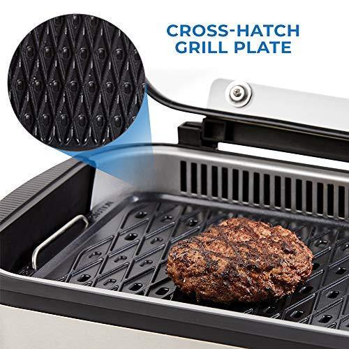 PowerXL Smokeless Grill with Tempered Glass Lid with Interchanable Griddle Plate - JOY2ESpree