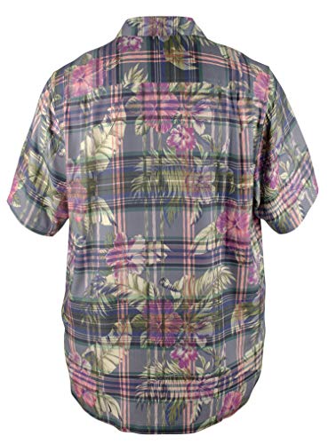 Tommy Bahama Huladays Plaid Silk Camp Shirt