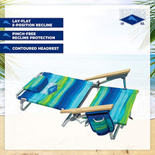 
                        
                          Load image into Gallery viewer, Tommy Bahama 5-Position Classic Lay Flat Folding Backpack Beach Chair
                        
                      