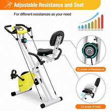 
                        
                          गैलरी व्यूवर में इमेज लोड करें, Folding Exercise Bike for Adults, Doufit Foldable Upright Stationary Bicycle - JOY2ESpree
                        
                      