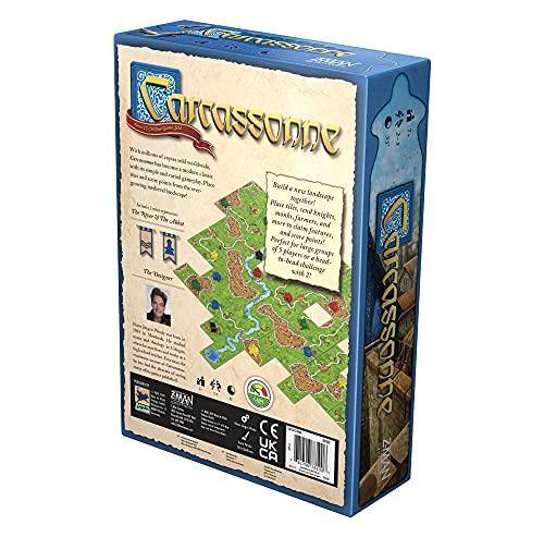 Carcassonne Board Game (BASE GAME) | Family Board Game | Board Game for Adults and Family - JOY2ESpree
