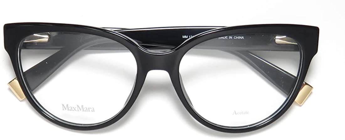 Max Mara 1249 Womens/Ladies Cat Eye Full-rim Flexible Hinges Authentic Designer Glamorous Eyeglasses/Glasses
