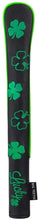 
                        
                          Load image into Gallery viewer, Golf Alignment Stick Covers Lucky Clover Holds 2 Sticks Leather Elegant Stick Holder Golf Club Protector - JOY2ESpree
                        
                      