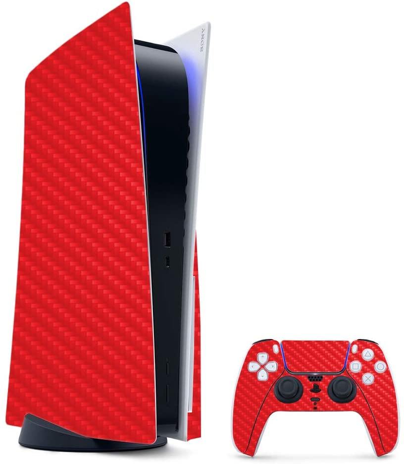 MightySkins Carbon Fiber Skin Compatible with PS5 / Playstation 5 Digital Edition Bundle - JOY2ESpree