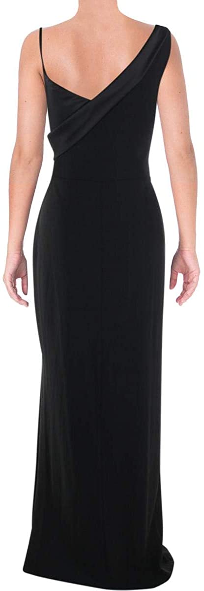 LAUREN RALPH LAUREN Womens Plus Abra One-Shoulder Full-Length Evening Dress