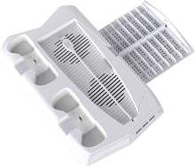 
                        
                          गैलरी व्यूवर में इमेज लोड करें, Vertical Stand for Playstation 5 with Cooling Fan Charging Station for PS5 Digital/CD-ROM Edition Console - JOY2ESpree
                        
                      