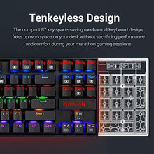 
                        
                          Muat gambar ke penampil Galeri, Redragon K552 Mechanical Gaming Keyboard RGB LED Rainbow Backlit Wired Keyboard with Red Switches for Windows Gaming PC (87 Keys, Black) - JOY2ESpree
                        
                      