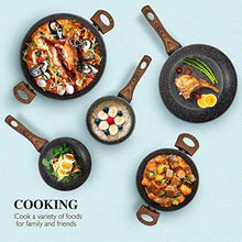 
                        
                          गैलरी व्यूवर में इमेज लोड करें, Prikoi Nonstick Cookware Set, Aluminum Kitchen Pots and Pans Set, Stovetop,Induction &amp; Dishwasher Safe, 8 Piece, Black - JOY2ESpree
                        
                      