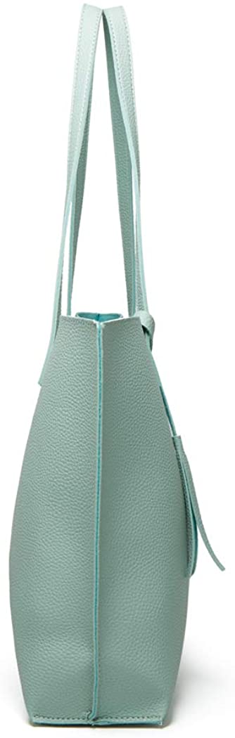 Women's Soft Faux Leather Tote Shoulder Bag from Dreubea, Big Capacity Tassel Handbag