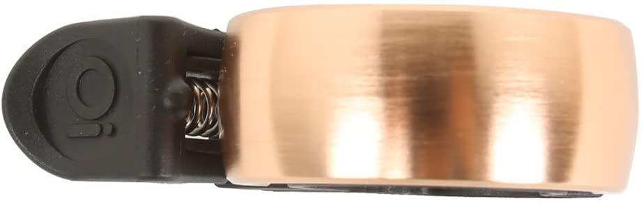 Knog Oi Bike Bell - Original & Luxe Styles, Built in Cable-Clip, Adult/Youth Bicycle Bell (Black, Copper, Brass, Aluminum)