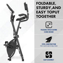 
                        
                          Load image into Gallery viewer, Exercise Bike Stationary Bike Foldable Magnetic Upright Recumbent Portable Fitness Cycle - JOY2ESpree
                        
                      