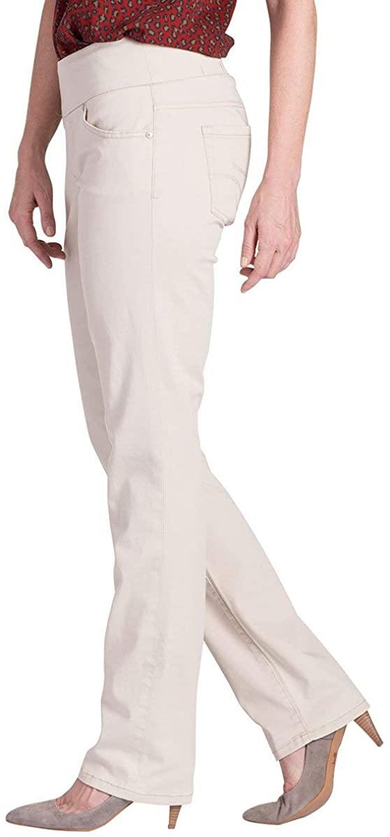 Jag Jeans Women's Petite Peri Pull on Straight Leg Pant