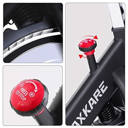 MaxKare Magnetic Exercise Bikes Stationary Belt Drive Indoor Cycling Bike with High Weight Capacity Adjustable Magnetic Resistance w/LCD Monitor - JOY2ESpree