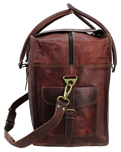 Leather Adjustable Padded Replacement Shoulder Strap with Metal Swivel Hooks for Messenger, Laptop, Camera, Duffle Bags & More