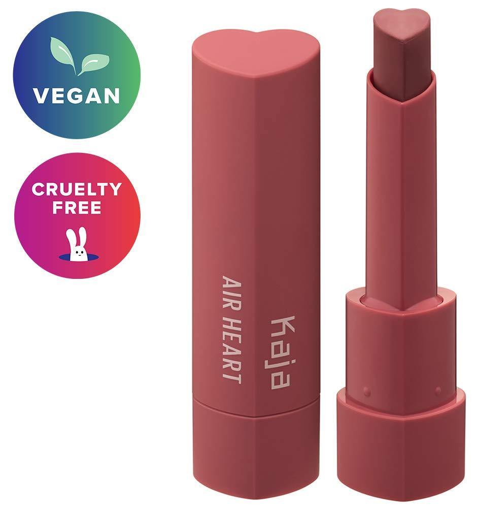 KAJA Air Heart | Lightweight Natural Finish Lipstick | 07 Lover - mauvy brown