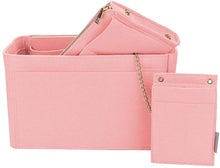 
                        
                          Load image into Gallery viewer, Purse Organizer, Purse Organizer Insert With 2 Metal Zipper, Bag Organizer With RFID Blocking Pocket Purse Organizer insert
                        
                      