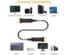
                        
                          गैलरी व्यूवर में इमेज लोड करें, Cablecreation 8K HDMI Fiber Optic Long Cable - JOY2ESpree
                        
                      
