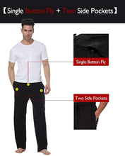 
                        
                          Muat gambar ke penampil Galeri, Bintangor Men's Sleep Pajama Pants 100% Cotton Knit Elastic Waistband Lounge Wear Long
                        
                      