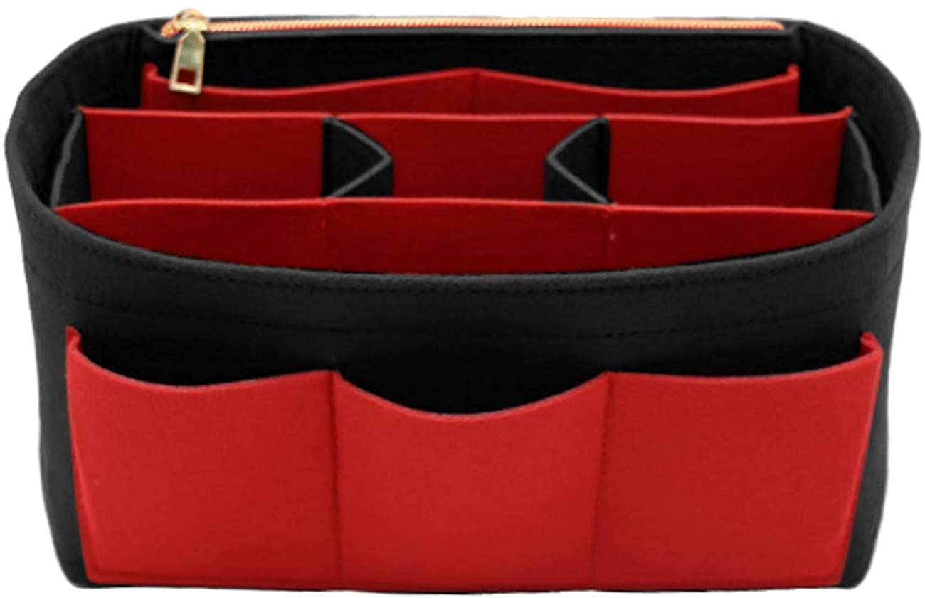 LEXSION Felt Purse Insert Bag Organizer Bag In Bag For Handbag Purse Organizer Fits Speedy Neverfull