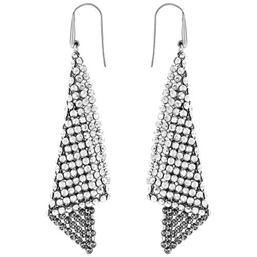 Swarovski Fit Silver Shade Pierced Earrings - JOY2ESpree