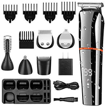 
                        
                          画像をギャラリービューアに読み込む, SURKER Beard Trimmer for Men Hair Clippers Body Mustache Nose Hair Groomer Cordless Precision Trimmer 6 in 1 Grooming Kit Waterproof USB Rechargeable
                        
                      