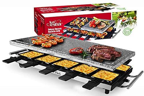 Artestia Raclette Table Grill,1500W Electric Indoor Grill,10 Paddles Korean Bbq Grill - JOY2ESpree
