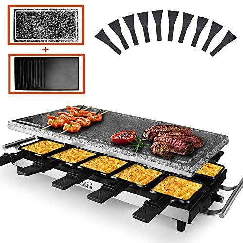 Artestia Raclette Table Grill,1500W Electric Indoor Grill,10 Paddles Korean Bbq Grill - JOY2ESpree