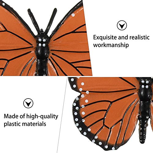 DOITOOL 4pcs Insect Figurines Life Cycle of Butterfly Plastic Caterpillars - JOY2ESpree