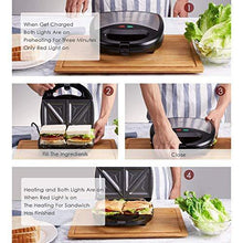 
                        
                          गैलरी व्यूवर में इमेज लोड करें, Aicok Sandwich Maker, Waffle Maker, Sandwich Grill, 750-Watts - JOY2ESpree
                        
                      