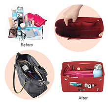 
                        
                          画像をギャラリービューアに読み込む, Vercord Felt Tote Handbag Purse Pocketbook Organizer Insert Divider Shaper Bag in Bag
                        
                      