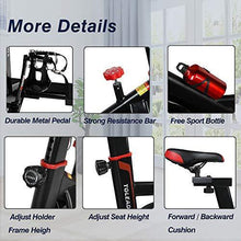 
                        
                          Cargar imagen en el visor de la galería, TOLEAD Spin Bike Exercise Bike for Home Workout, Indoor Cycling Bike for Cardio Exercise, Stationary Bike Belt Drive with Heavy Duty Flywheel - JOY2ESpree
                        
                      