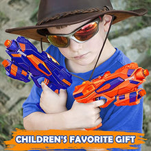 
                        
                          Load image into Gallery viewer, 2 Pack Blaster Guns Toy 60 Bullets for Nerf &amp; 2 Wristbands, Guns Toys for Kids Age 4-8 Birthday Gift for 5-7 Year Old Boys Girls Ideas Gifts for Boys Kids Age 6-10 Outdoor Games Toys for 9 yr Old Boy
                        
                      