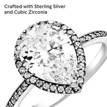 
                        
                          Muat gambar ke penampil Galeri, Pandora Jewelry Sparkling Teardrop Halo Cubic Zirconia Ring in Sterling Silver - JOY2ESpree
                        
                      