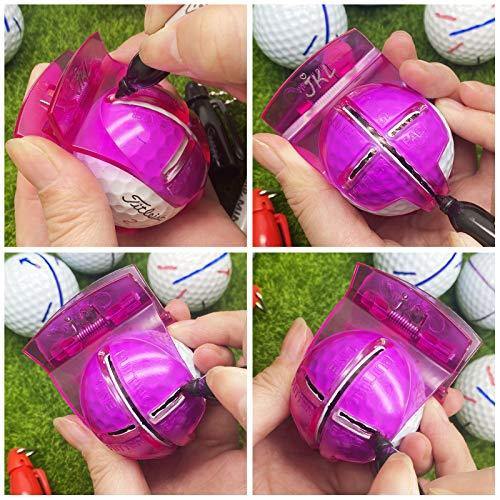JKL Golf Ball Marker Alignment Tool-Golf Accessories for Golf Ball Marker Line Liner Drawing Stencil Kit - JOY2ESpree