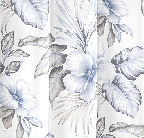 Tommy Bahama Casablanca Garden Shower Curtain, 72x72, Grey