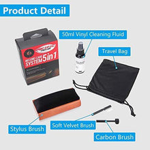 
                        
                          將圖片載入圖庫檢視器 5 in 1 Vinyl Record Cleaning Solution Kit, Includes Soft Velvet Record Brush, Vinyl Cleaning Liquid, Stylus Cleaner &amp; Brush and Carry Pouch - JOY2ESpree
                        
                      