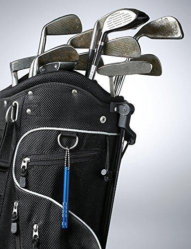 TruGroove Golf Club Groove Sharpener - Improved Backspin and Ball Control - Wedges and Irons - with 2 Free Color Matched Ball Markers - Made in USA - JOY2ESpree