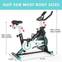 
                        
                          Muat gambar ke penampil Galeri, Afully Indoor Exercise Bikes Stationary Fitness Bike Upright Cycling Belt Drive - JOY2ESpree
                        
                      