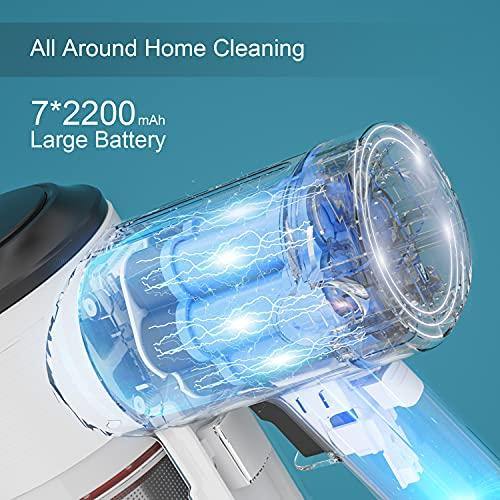 NEQUARE Cordless Vacuum Cleaner, Stick Vacuum Cleaner with 280W 25Kpa Powerful Suction 40min Runtime - JOY2ESpree