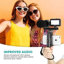 
                        
                          Cargar imagen en el visor de la galería, Movo Smartphone Vlogging Kit V7 with Grip Rig, Stereo Microphone - JOY2ESpree
                        
                      
