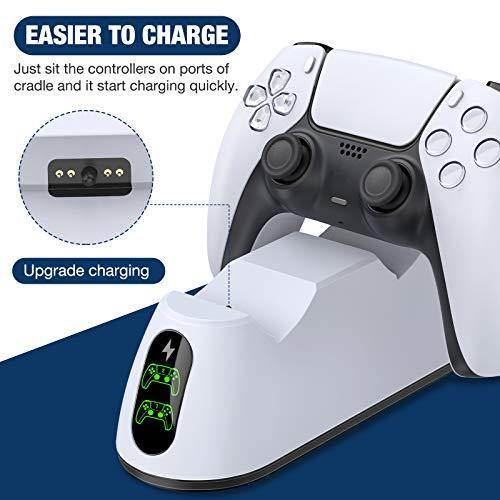 BEBONCOOL PS5 Controller Charger, PS5 Charging Station Dock w/LED Indicator - JOY2ESpree